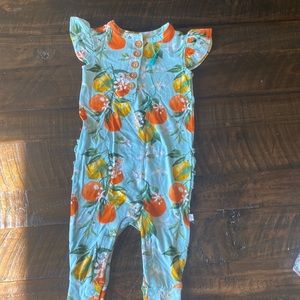 Posh Peanut Mirabelle cap sleeve romper new